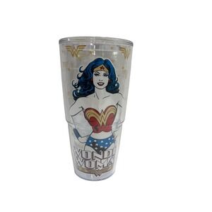 Wonder Woman Tumbler Cup DC Comics Reusable Travel Mug